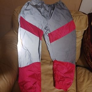 Rave Pants reflective streetwear joggers size small. New but without tags